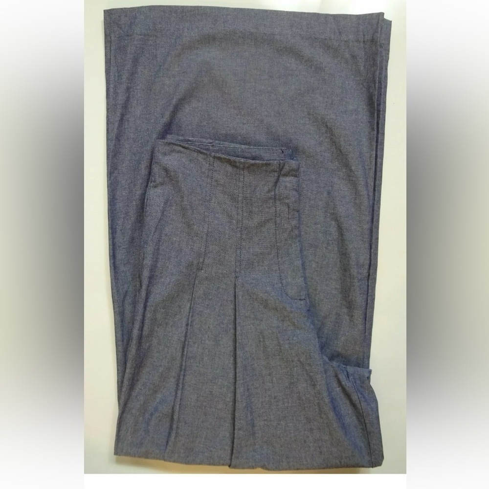 Blue New York & Company 7th Avenue Design Studio Wide Leg Pant, Size 8 - Picture 9 of 10